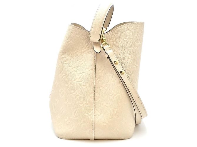 Néonoé Louis Vuitton NeoNoe MM Empreinte Cream Bianco - vista 7