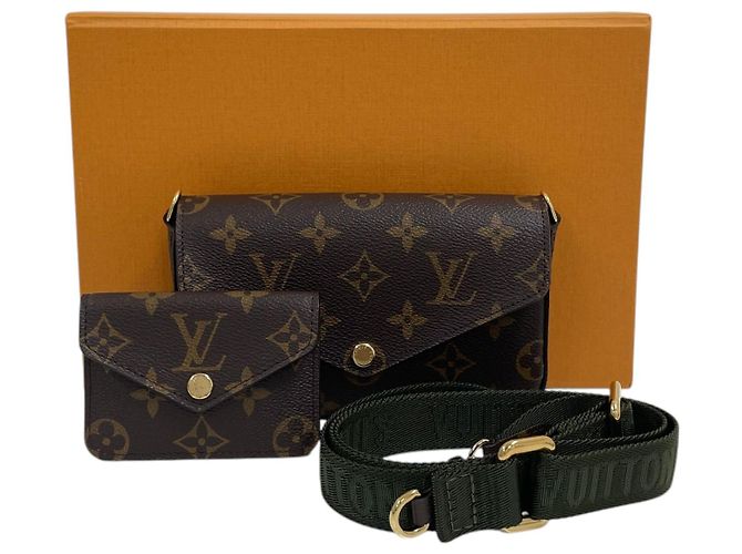 Louis Vuitton Borsa a tracolla Monogram Felicie Strap and Go Multicolore - vista 9