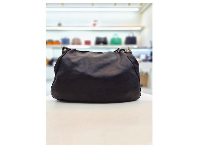Chanel Limitierte Edition Black CC Timeless Hobo Schultertasche Schwarz - Ansicht 14