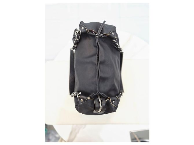 Chanel Limitierte Edition Black CC Timeless Hobo Schultertasche Schwarz - Ansicht 2