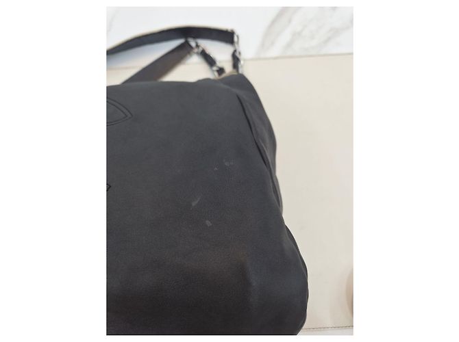 Chanel Limitierte Edition Black CC Timeless Hobo Schultertasche Schwarz - Ansicht 22