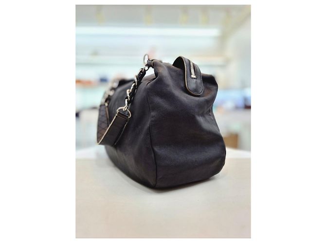 Chanel Limitierte Edition Black CC Timeless Hobo Schultertasche Schwarz - Ansicht 3