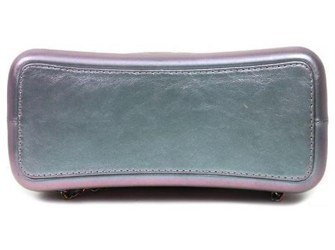 Chanel Zaino Gabrielle iridescente Porpora - vista 4