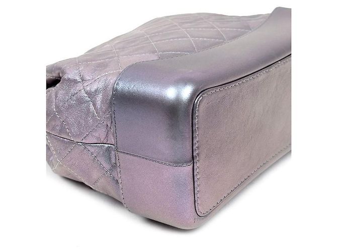 Chanel Zaino Gabrielle iridescente Porpora - vista 5