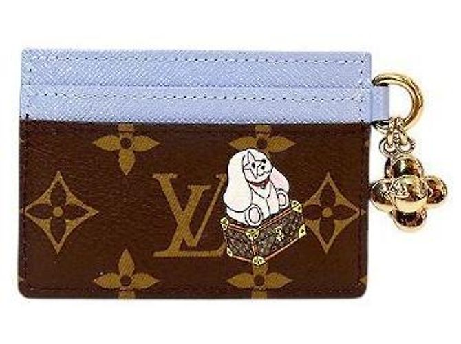 Louis Vuitton Tarjetero Vivienne Charmed Azul - vista 3