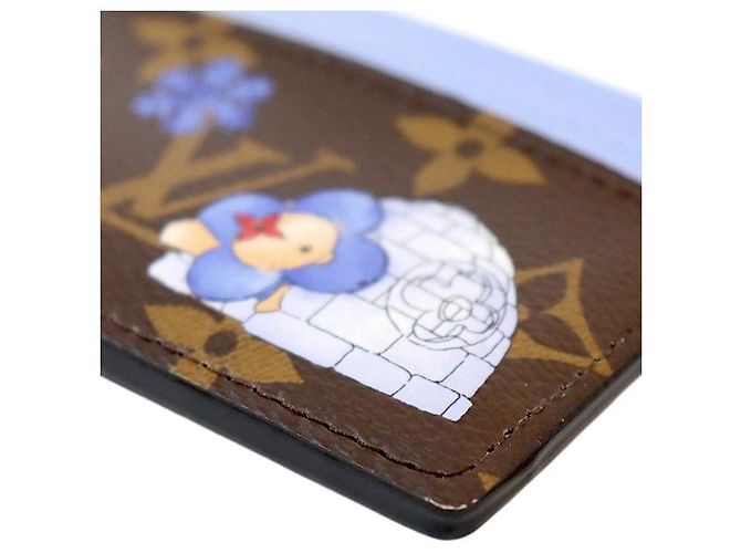 Louis Vuitton Tarjetero Vivienne Charmed Azul - vista 5