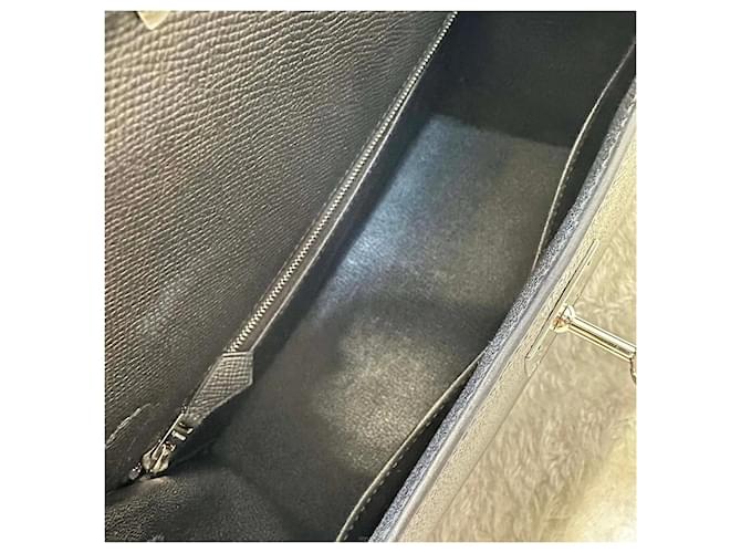 Hermès Timbro della dimensione della borsa Kelly Nero - vista 7