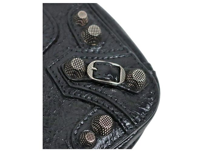 Balenciaga Mini Borsa a Tracolla con Patta Le Cagole Nero - vista 6