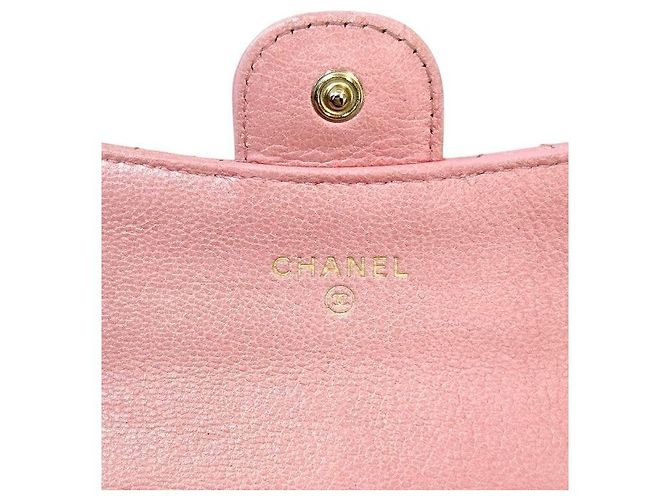 Chanel Klassischer Kartenhalter Rosa Pink - Ansicht 11