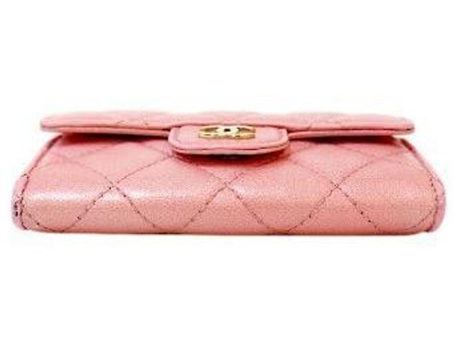 Chanel Klassischer Kartenhalter Rosa Pink - Ansicht 4