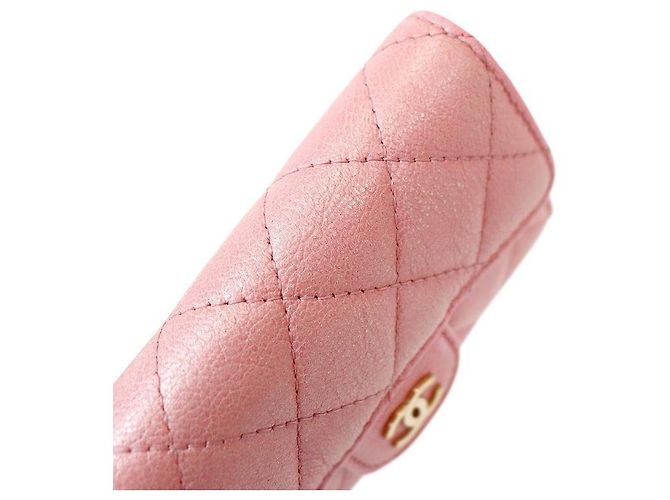 Chanel Klassischer Kartenhalter Rosa Pink - Ansicht 5