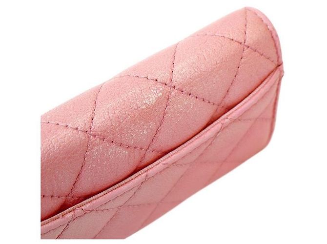 Chanel Klassischer Kartenhalter Rosa Pink - Ansicht 6