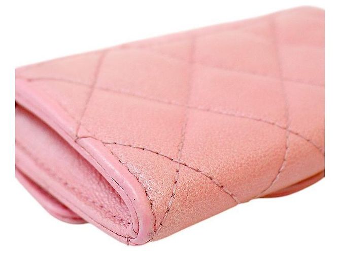 Chanel Klassischer Kartenhalter Rosa Pink - Ansicht 8