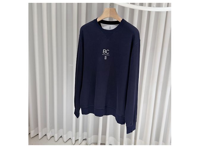 Brunello Cucinelli Baumwoll-Sweatshirt mit Rundhalsausschnitt Navy Grade, XL) Blau - Ansicht 2