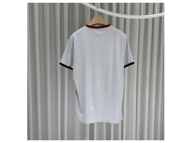 Brunello Cucinelli Baumwoll-T-Shirt mit Rundhalsausschnitt und kurzen Ärmeln Grau (XL) Braun - Ansicht 6
