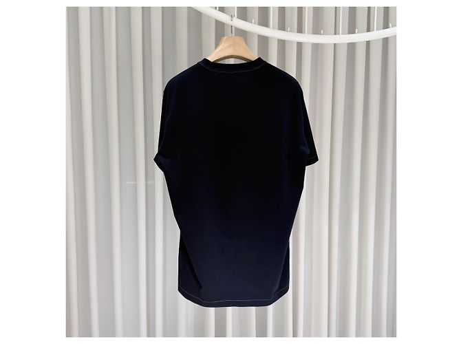 Brunello Cucinelli T-shirt in cotone a maniche corte girocollo Navy (XL) Blu - vista 6