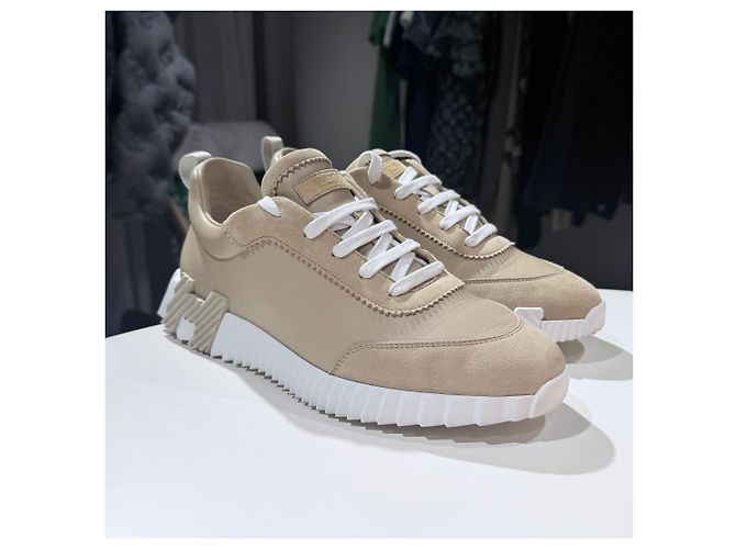 Hermès Bouncing Sneakers
Sneakers in camoscio di vitello Marrone - vista 4