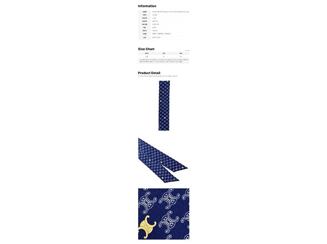 Céline Foulard in seta Twill Lavalier Navy Blu - vista 2