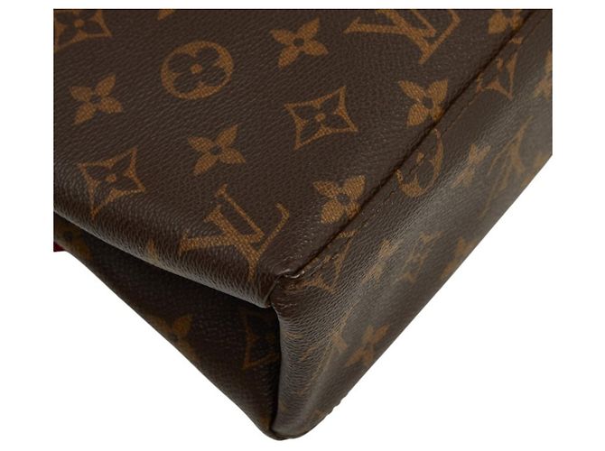 Bolsa de Ombro Louis Vuitton Monogram Saint Michel Marrom Vermelho - vista 7