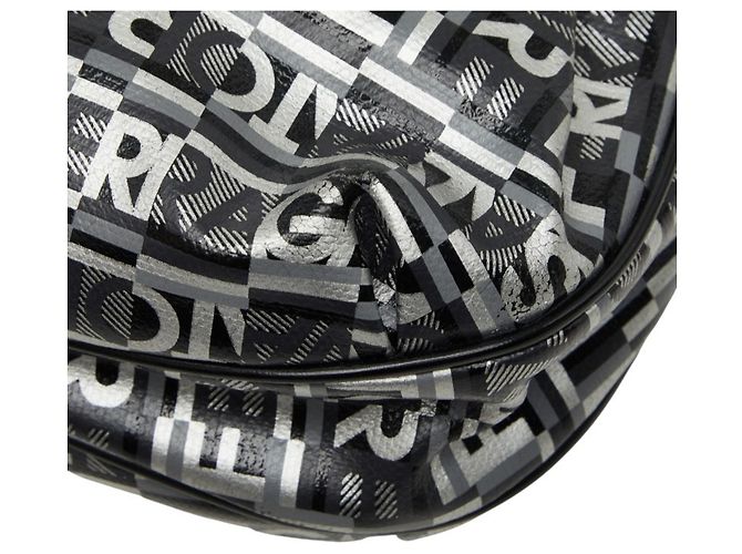 Borsa Salvatore Ferragamo Logo AU-21 Marrone Nero Argento - vista 6