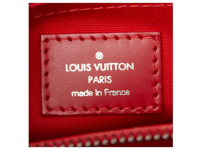 Borsa Tote Louis Vuitton Epi Passy GM Rosso - vista 12