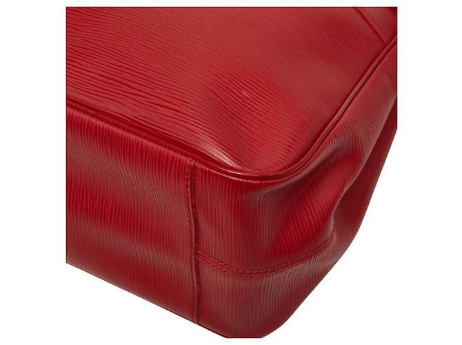 Borsa Tote Louis Vuitton Epi Passy GM Rosso - vista 4