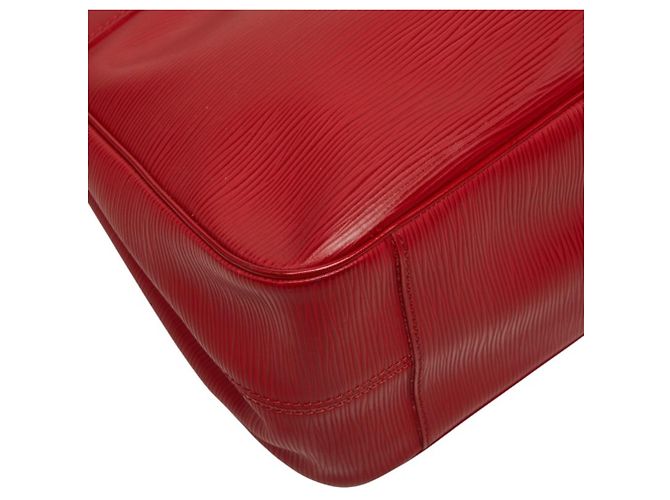 Borsa Tote Louis Vuitton Epi Passy GM Rosso - vista 5