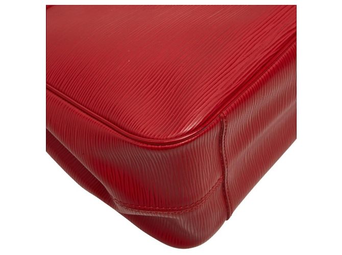Borsa Tote Louis Vuitton Epi Passy GM Rosso - vista 7