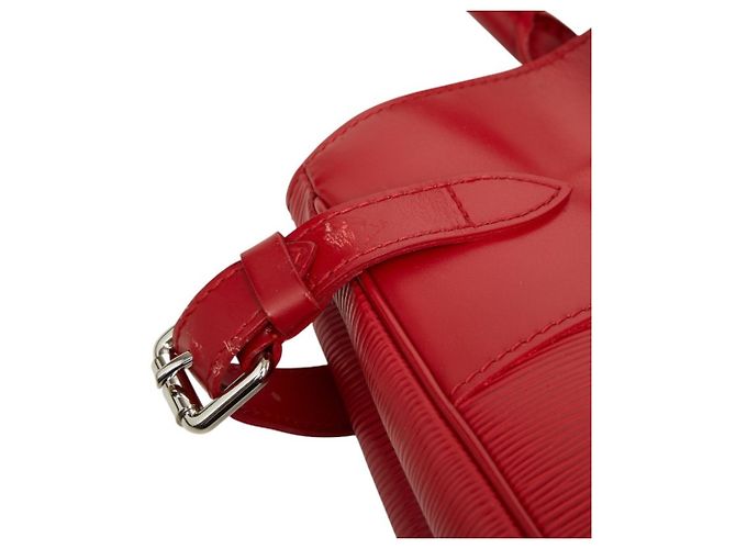Borsa Tote Louis Vuitton Epi Passy GM Rosso - vista 8
