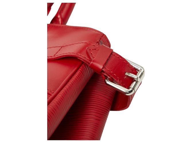 Borsa Tote Louis Vuitton Epi Passy GM Rosso - vista 9