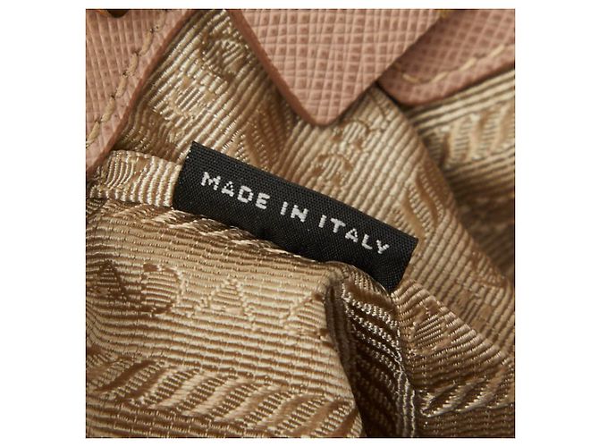 Borsa Prada Galleria con placca logo triangolare Beige - vista 15
