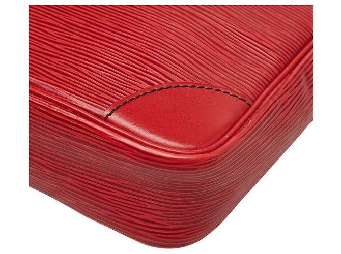 Borsa a tracolla Louis Vuitton Epi Danube Rosso - vista 5