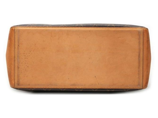 Borsa a tracolla Louis Vuitton Monogram Cabas Mezzo Marrone - vista 3