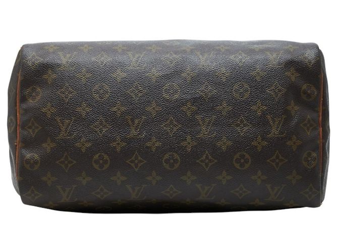 Borsa Boston Louis Vuitton Monogram Speedy 35 Marrone - vista 3