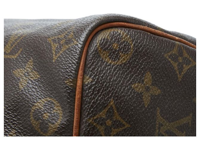 Borsa Boston Louis Vuitton Monogram Speedy 35 Marrone - vista 4
