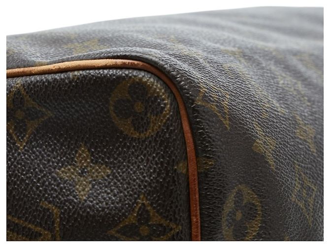 Borsa Boston Louis Vuitton Monogram Speedy 35 Marrone - vista 7