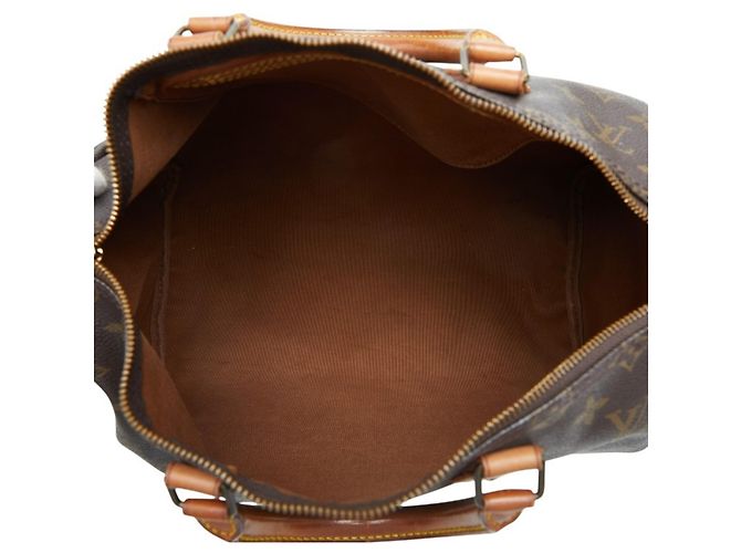 Borsa Boston Louis Vuitton Monogram Speedy 35 Marrone - vista 8