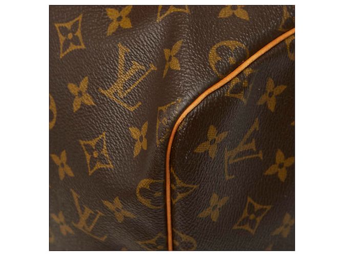 Borsa Boston Louis Vuitton Monogram Keepall 55 Marrone - vista 4