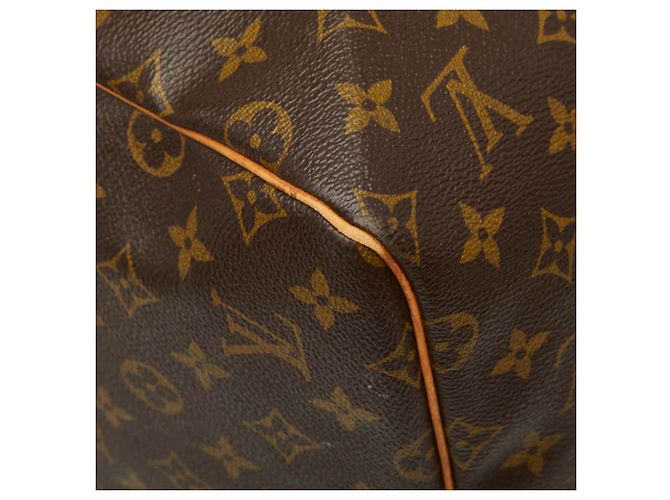 Borsa Boston Louis Vuitton Monogram Keepall 55 Marrone - vista 7
