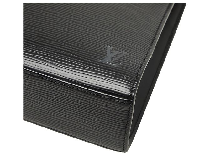 Borsa Louis Vuitton Epi Malzerbes Nero - vista 4
