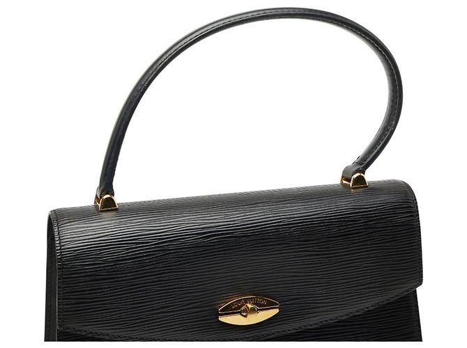 Borsa Louis Vuitton Epi Malzerbes Nero - vista 8