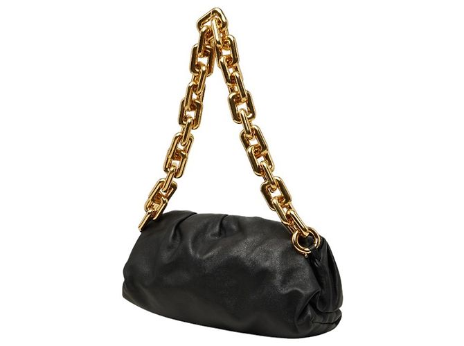 Bottega Veneta Borsa The Chain Pouch Nero - vista 2
