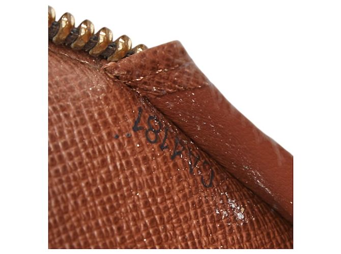 Cartera Larga Louis Vuitton Monogram Zippy Organizer Castaño - vista 12