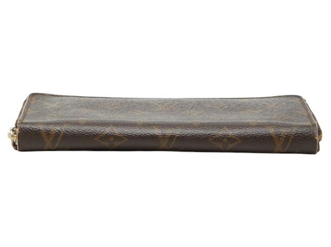 Cartera Larga Louis Vuitton Monogram Zippy Organizer Castaño - vista 3