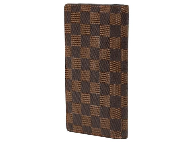 Louis Vuitton Damier Portefeuille Brazza Long Wallet Marrone - vista 2