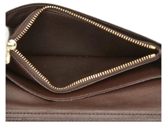 Louis Vuitton Damier Portefeuille Brazza Long Wallet Marrone - vista 7