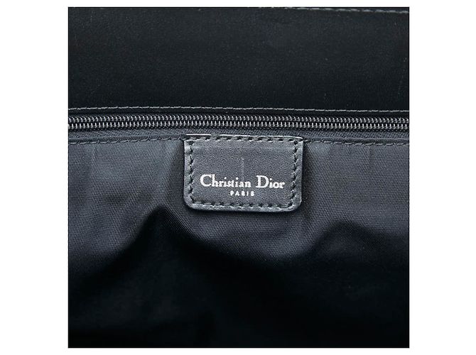 Borsa Tote Christian Dior Dior Trotter Marrone Nero - vista 10