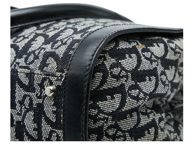 Borsa Tote Christian Dior Dior Trotter Marrone Nero - vista 6