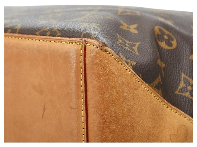 Borsa Cabas Mezzo Monogram Louis Vuitton Marrone - vista 6