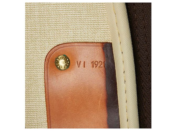 Borsa da viaggio Louis Vuitton Monogram Alizé en Poche Marrone - vista 10